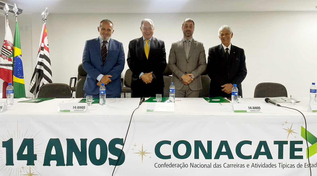 Presidente Aires Ribeiro representa a Confederação na cerimônia de 14° aniversário da Conacate