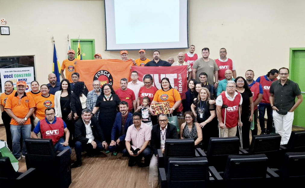 Nosso vice-presidente Welington Almeida participa de homenagem ao Dia do Trabalhador promovida pela SRTE/RO