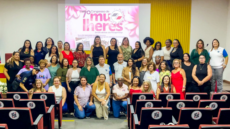 7º Congresso de Mulheres Sindicalistas da Fesspmesp transforma discurso em ação na véspera do Dia Internacional da Mulher