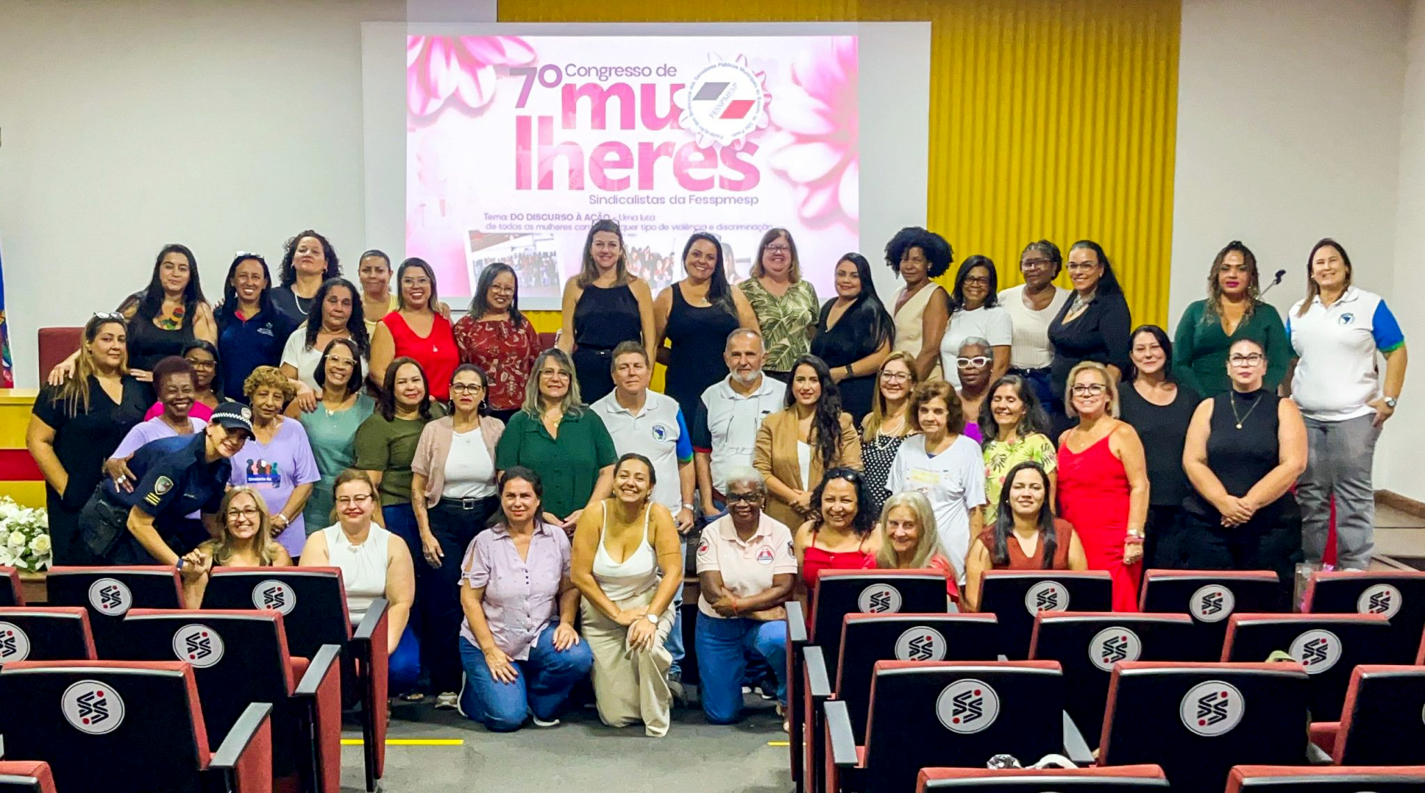 7º Congresso de Mulheres Sindicalistas da Fesspmesp transforma discurso em ação na véspera do Dia Internacional da Mulher